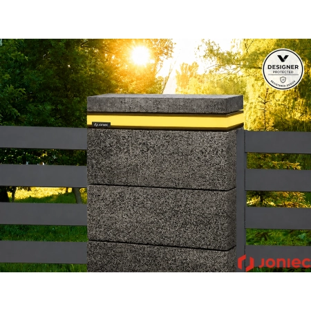 LED BLOCK 504X200x50 MULTI STANDARD, KOLORY: antracyt, czarna, brązowa, INOX